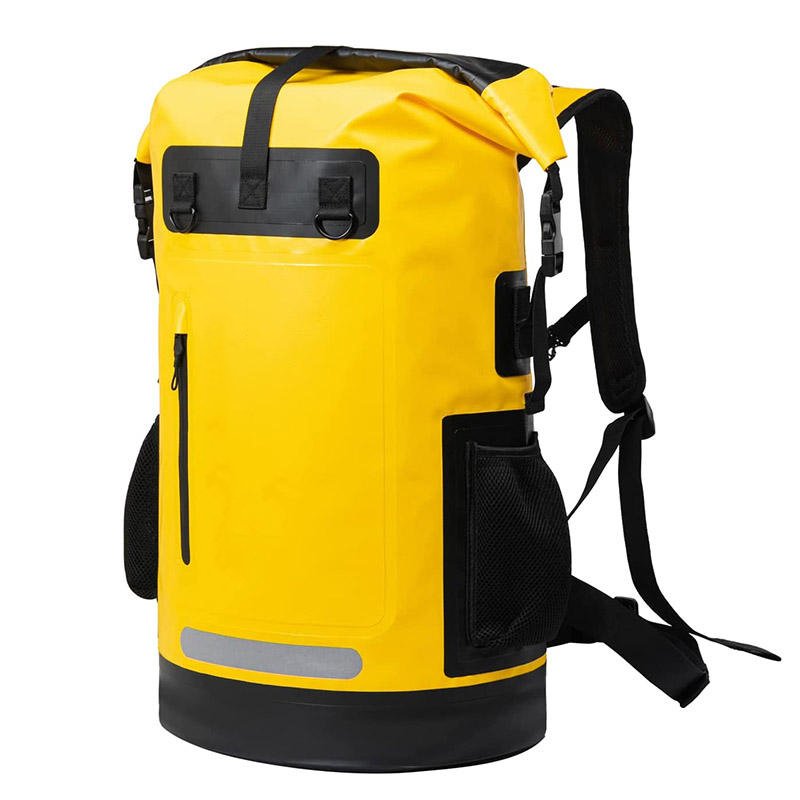 OEM Wholesale Custom LOGO 55L Popular Outdoor Hiking Waterproof Backpack Swimming Beach Waterproof Bag Camping Ruck Sack
