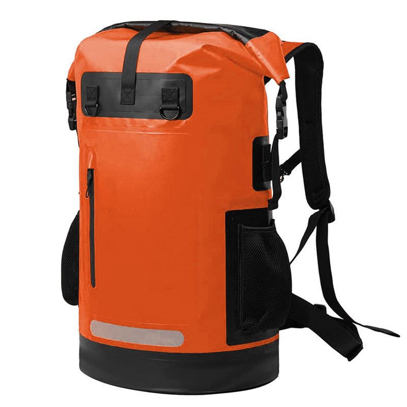 OEM Wholesale Custom LOGO 55L Popular Outdoor Hiking Waterproof Backpack Swimming Beach Waterproof Bag Camping Ruck Sack
