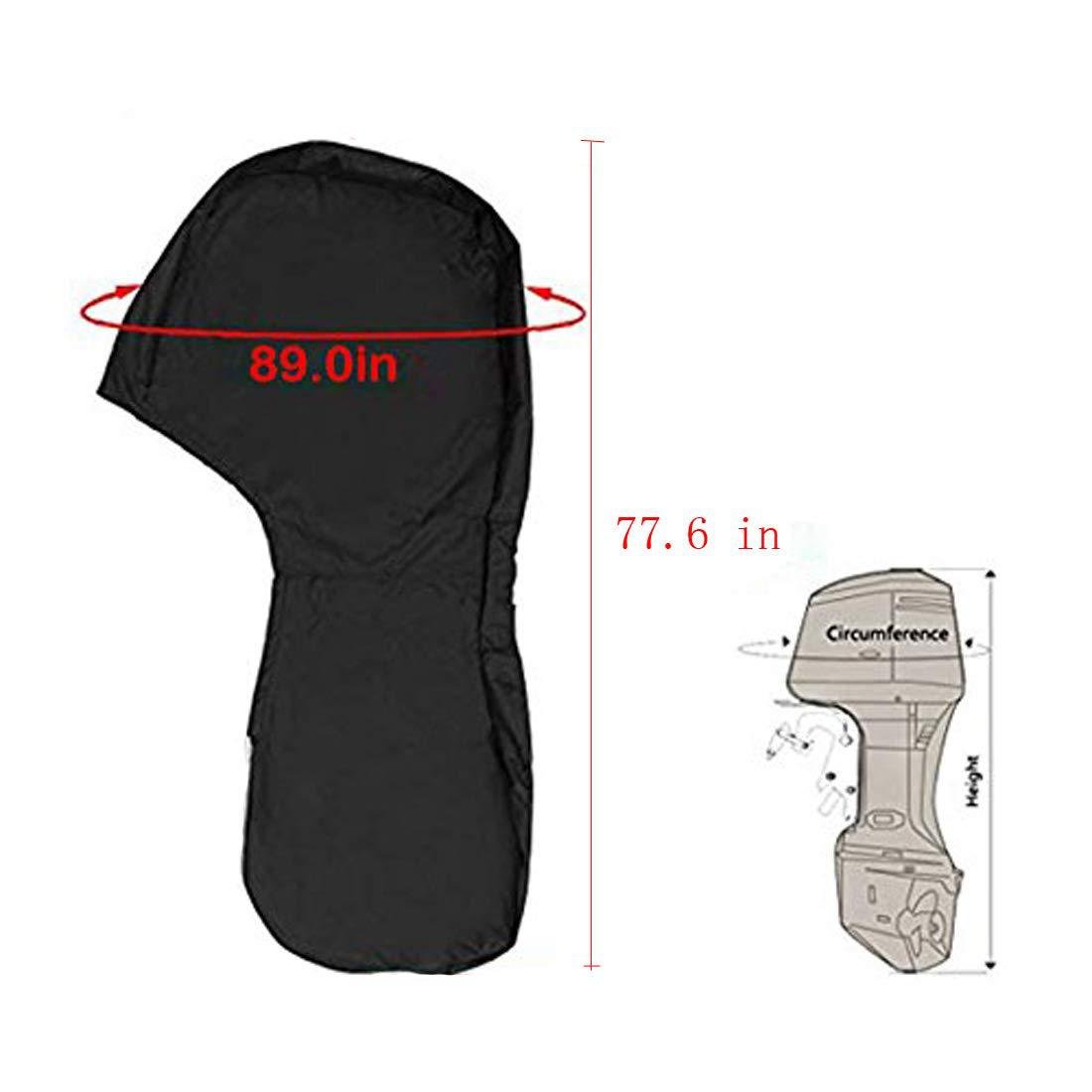 Waterproof Polyester Full Engine Boat Cover Premium Marine Cover for All Seasons