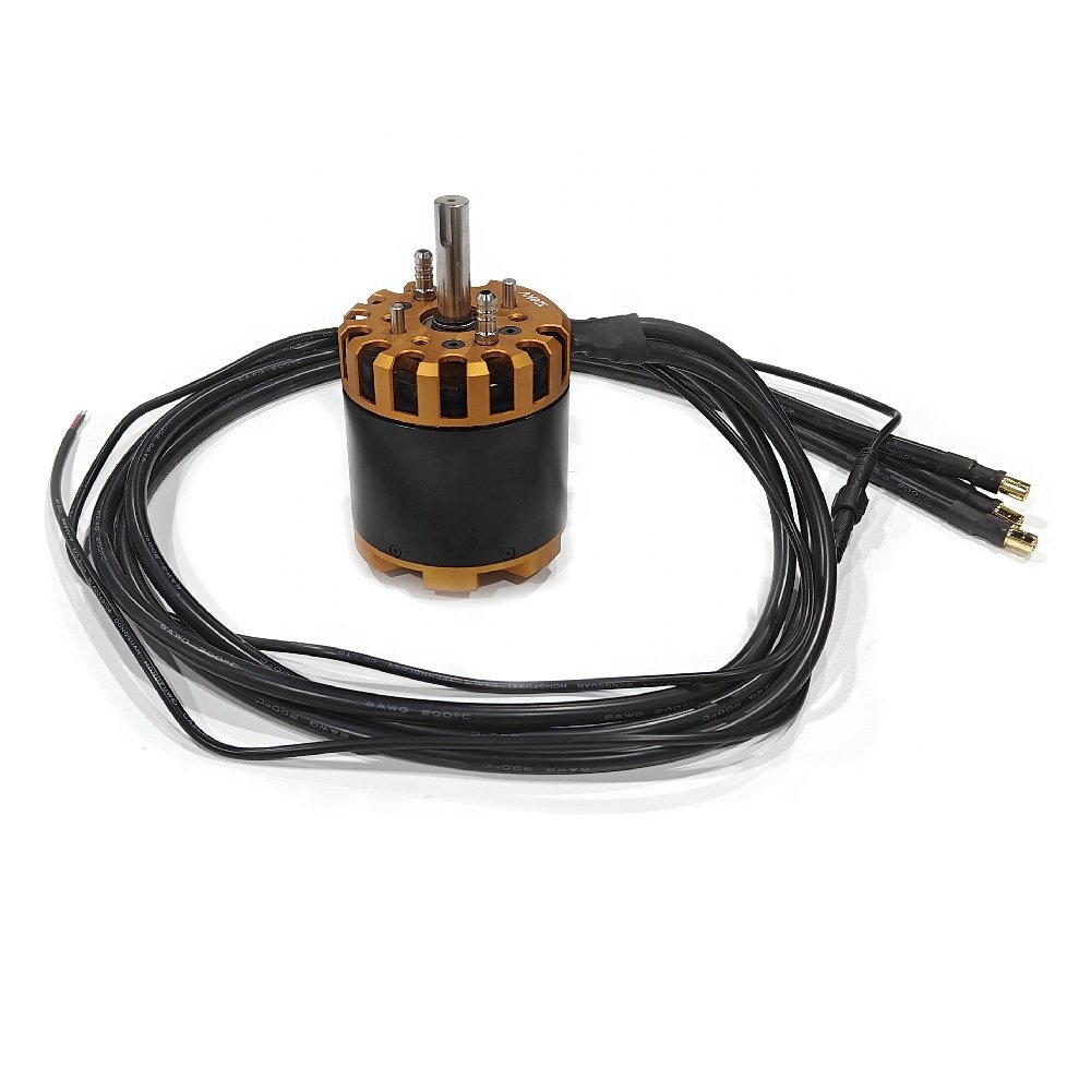 Maytech 11.5KW Outrunner Motor 8392 300KV Watercooled Powerful Engine with Watercooling Tube for Electric Surfboard Jetsurf