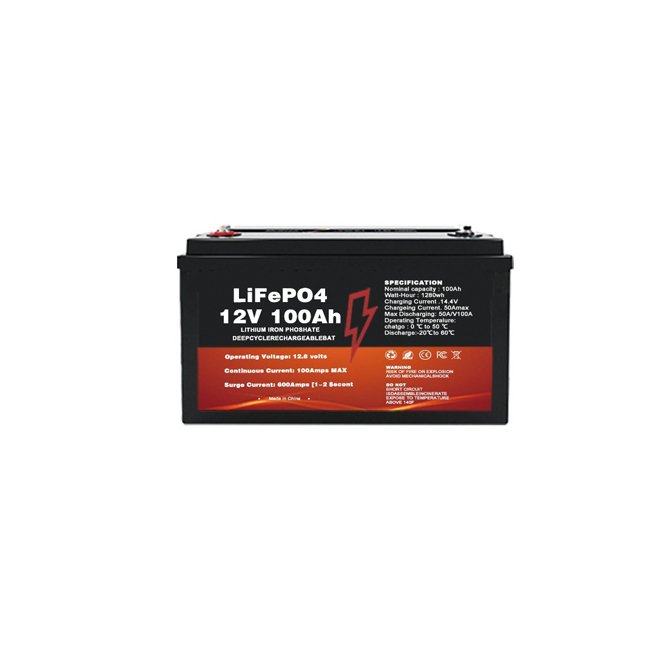 12V 50Ah 100Ah 200Ah High Power Large Capacity Lithium Iron Phosphate Battery Photovoltaic Energy Storage RV Power Battery