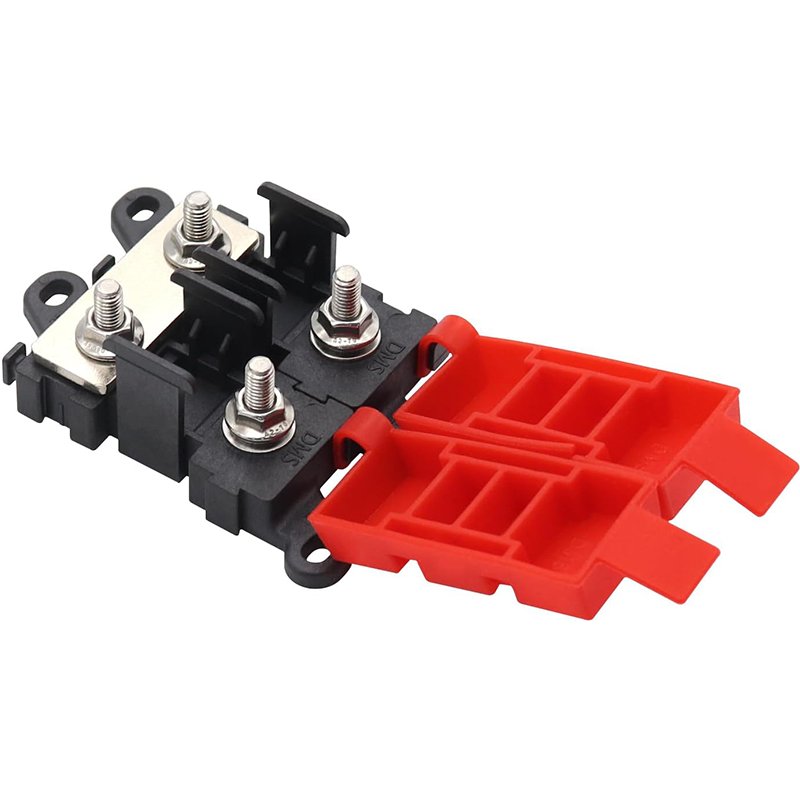 2 Way Midi Fuse Holders Car Audio Marine Boat Copper Fuse Block with Midi Fuses
