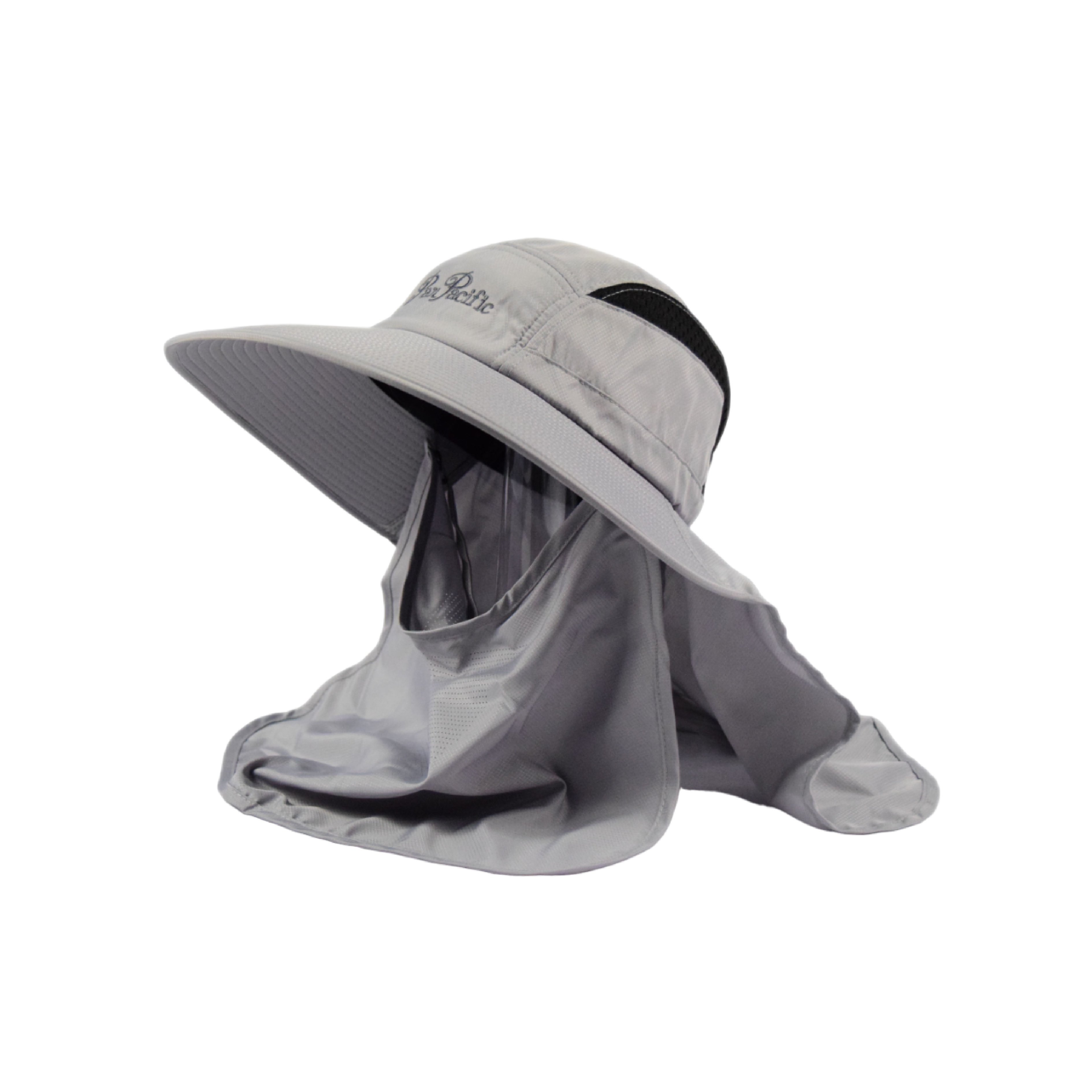 Adjustable Breathable Face Cover Hat Outdoor Hiking Trekking Hunting Camping Wide Brim Polyester Hat With Neck Flap