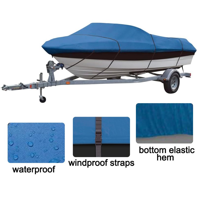 Wholesale Price Custom High Quality Boat Cover Waterproof Sun Protection Universal Boat Cover