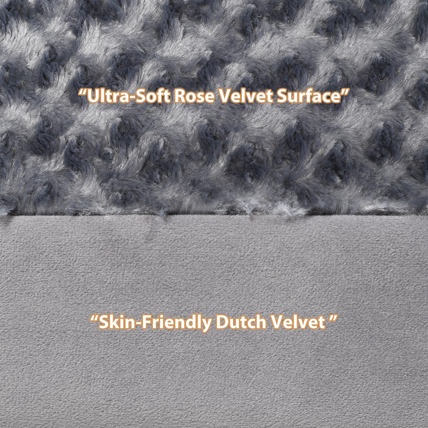 Detachable Removable Rose Fleece Dutch Velvet Cover 3D Sponge Large Dog Bed Luxury Pet Bed for Large Dog Couch
