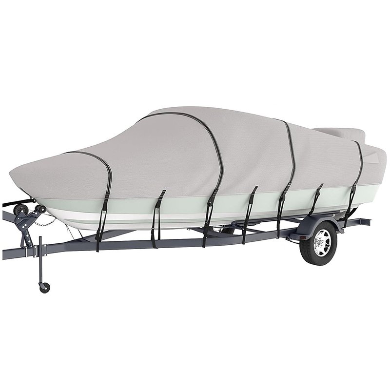 Customized Sizes Boat Cover Heavy Duty Oxford Waterproof and Anti UV Dustproof All Weather Protection Boat Cover