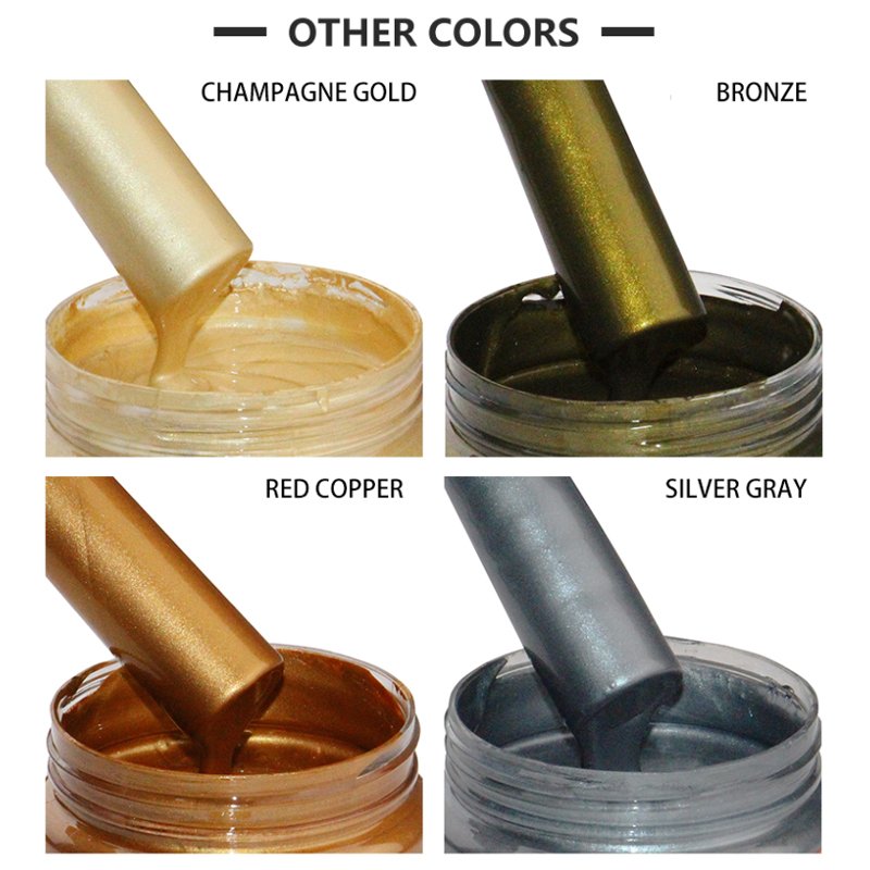Strong Covering Power Sparkling Silver Paint Waterborne Silver Powder Paint Antirust