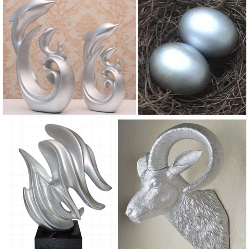 Strong Covering Power Sparkling Silver Paint Waterborne Silver Powder Paint Antirust