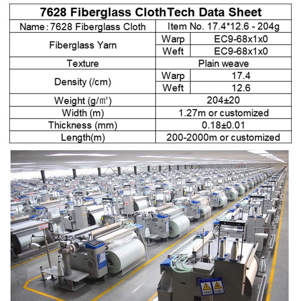 China Wholesale Factory Direct Electrical Insulation Plain Fiberglass Cloth for a Boat