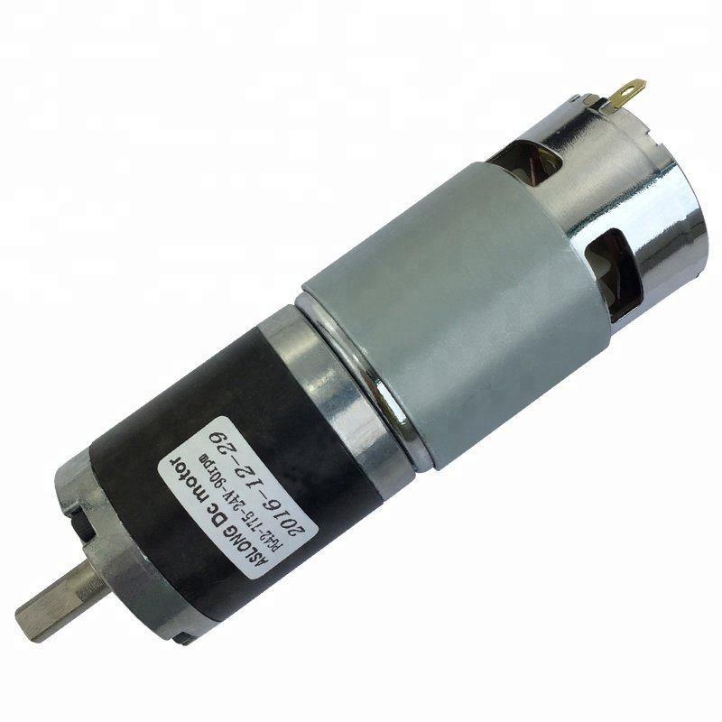 42 Mm Rs775 Customized Hight Torque Low Noise Long Life Mini 24V PG42-775 Planetary Gear Motor for Pool Cover Dc Electric Motor
