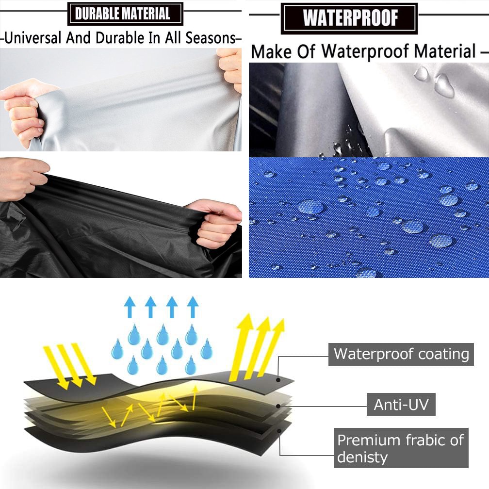 Xurui Oxford Fabric Canoe Boat Kayak Cover-Dustproof and Waterproof Fishing Boat Rowing Shell Paddle Board Cover