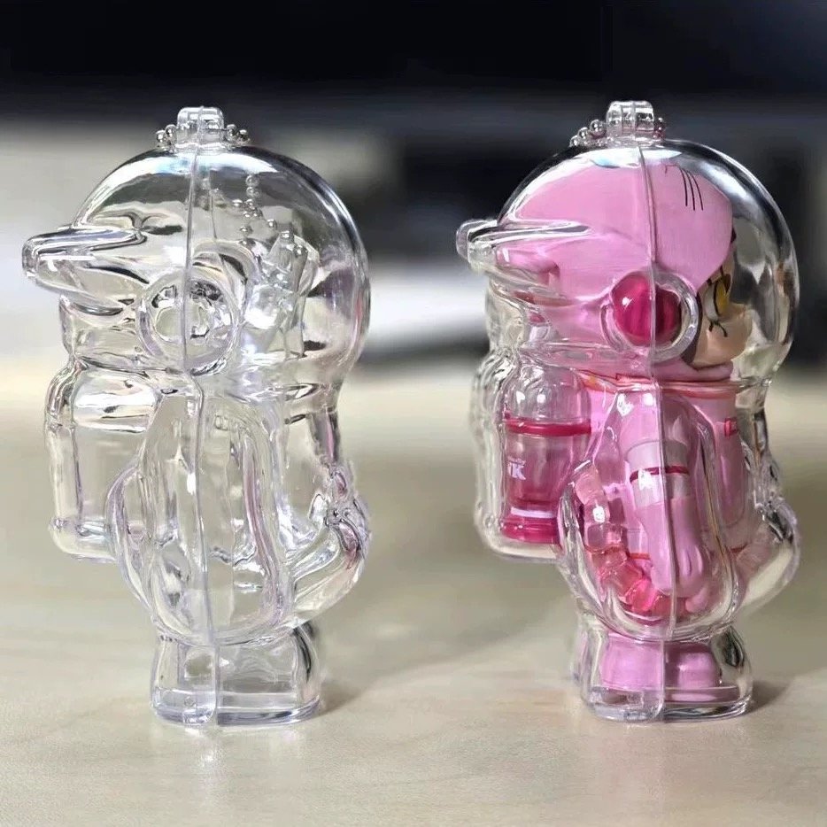 Acrylic Keychain Designer Toys Dust Cover Integration Transparent Blind Case Organizer Molly Space Protector