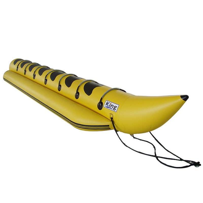 HIFUN Customized Inflatable Banana Towable Tubes for Boat Banana Boat 6 Seaters Double Tube