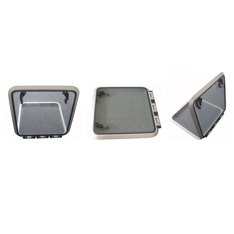 High Quality Customized Marine Boat Skylight Escape Hatch Window Aluminum Deck Hatch for Boats and Yacht