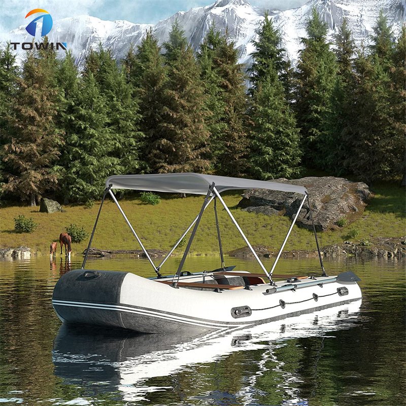 Durable Oxford Sun Shade Bimini Top Extension Marine Boat T-Top Shade Canopy Cover for Kayak Fishing Ski Boat