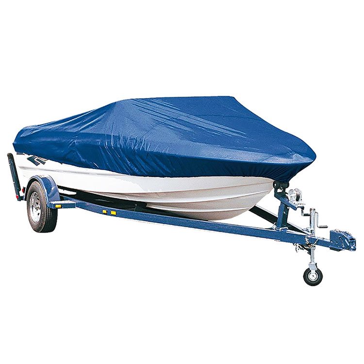 600D Pu Coated Waterproof V-Type Boat Cover 21-24 Feet Universal 5000 Water Pressure Boat Cover
