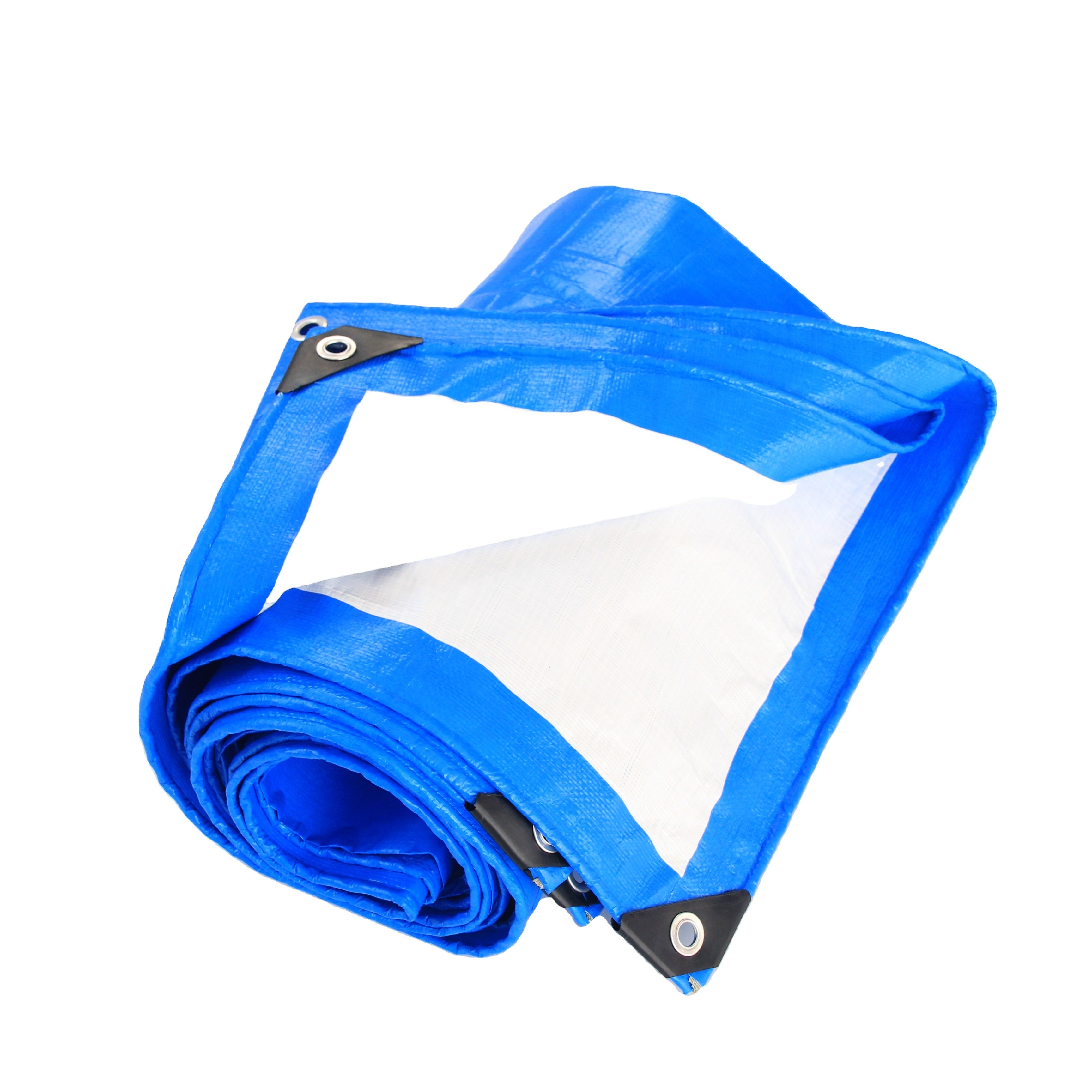Tarps Heavy Duty Waterproof Tarpaulin Covers Green Coating Tarp 90Gsm Pe Tarp