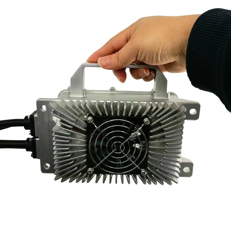 Elcon 2kW EV Battery Charger Fan Cooling IP67 on Board Charger Lithium Battery OBC with CAN BUS