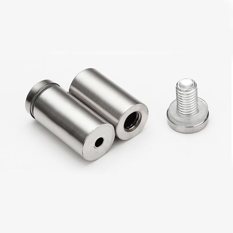 Stainless Steel Glass Standoff Decorative Mirror Screw Advertisement Fittings Screw Cover Mirror Fixing Screws Cover