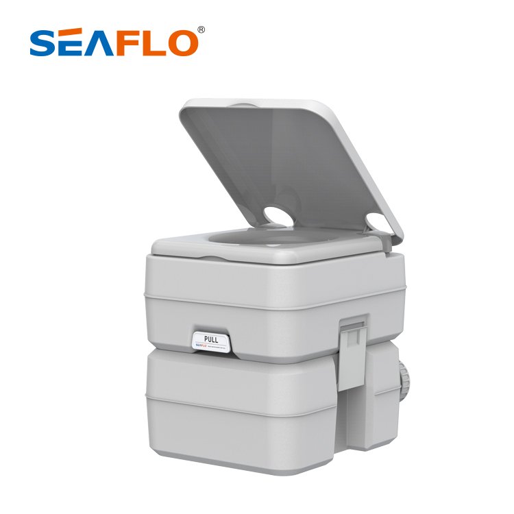 Seaflo Whosale Price Mobile Trip Camping Toilet Bidet Seat for RV Car Bathroom Portable Toilet Use