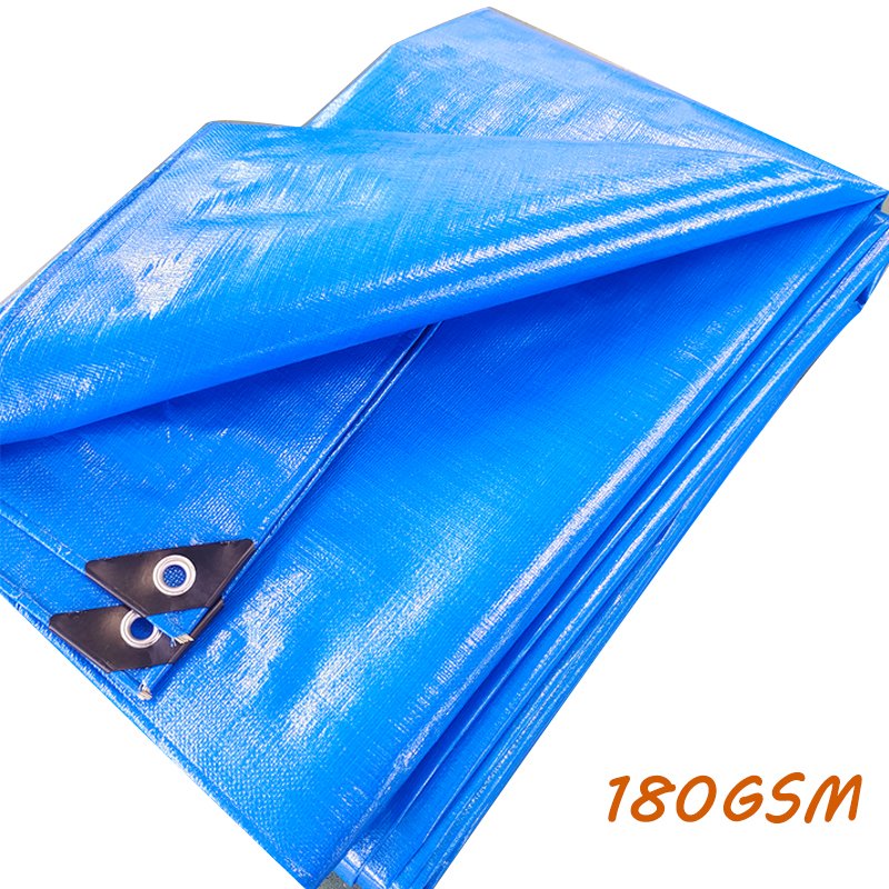 200gsm HDPE Plastic Canvas Drawstring Waterproof Tarpaulin Supplier Heavy Duty Reusable Tarpaulin Cover Industry Fabric