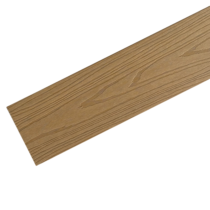 Hot Sale Best Quality Teak Outdoor WPC Solid Decking Waterproof Co-Extrusion Composite Decking Floor for Garden Application