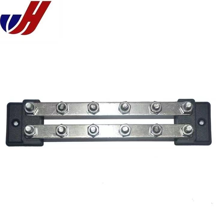 Two Row Bus Bar Terminal Block Terminal Stud Screw Terminal Positive With Cover Marine Bus Bar 12V - 48V