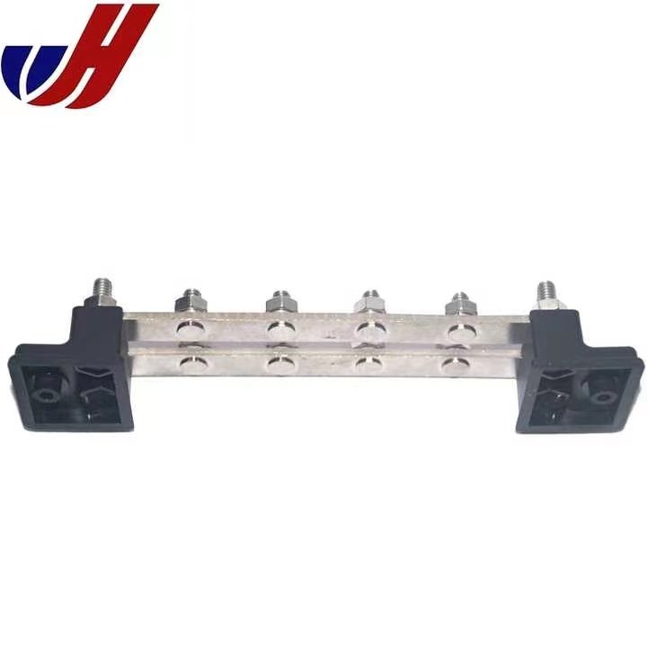 Two Row Bus Bar Terminal Block Terminal Stud Screw Terminal Positive With Cover Marine Bus Bar 12V - 48V