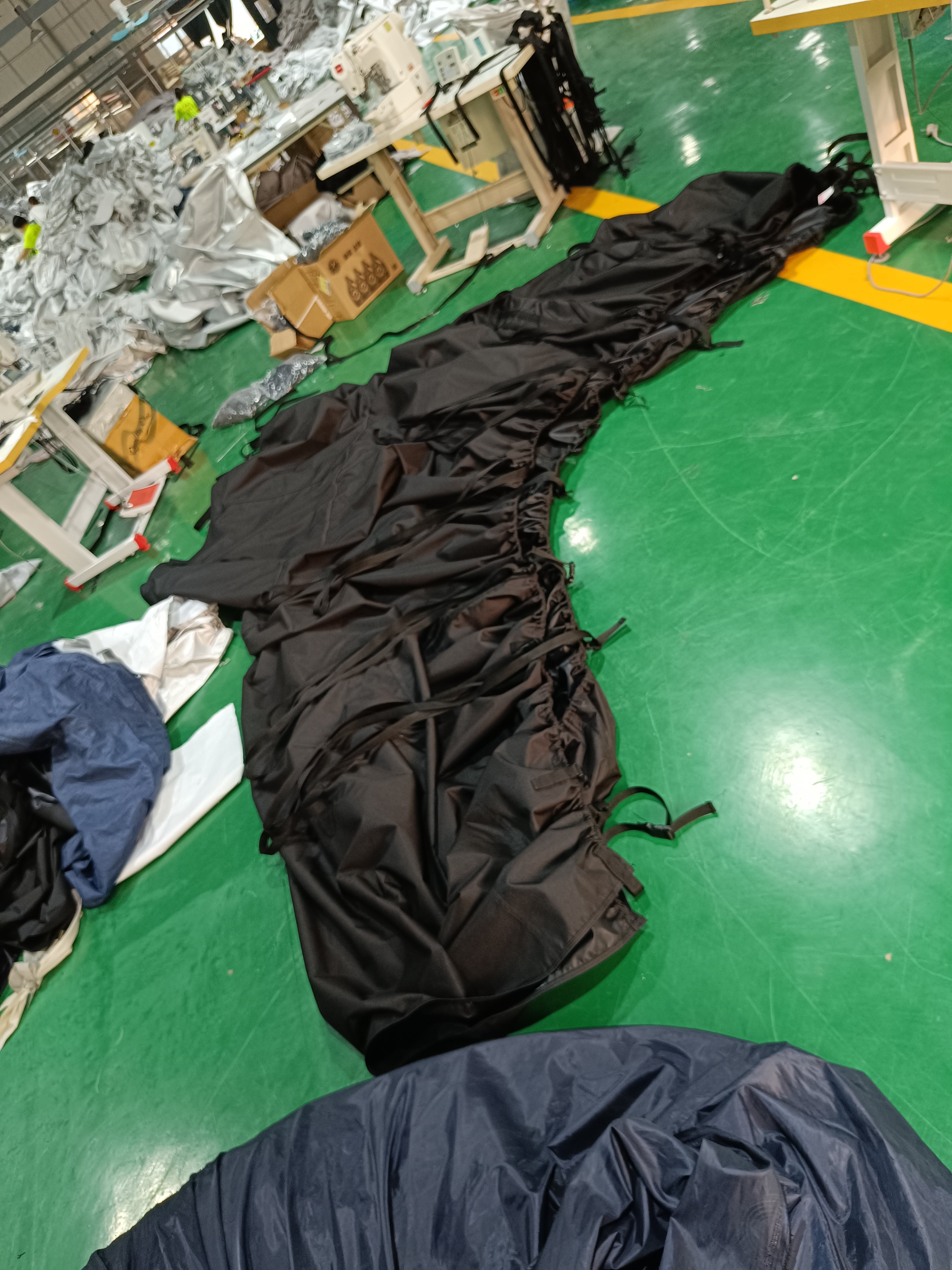 Outdoor Anti UV Dustproof High Quality 300D Marine Grade Blue Oxford Boat Cover Waterproof Boat Cover