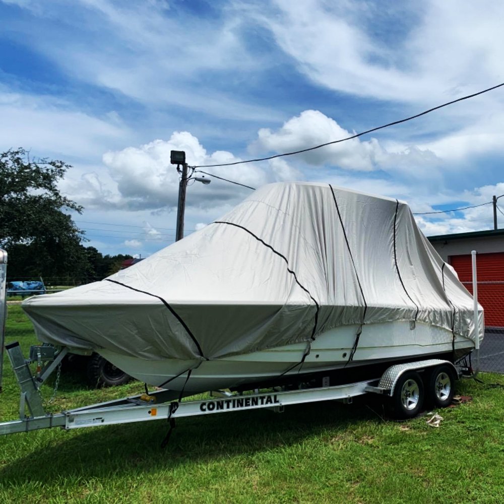 OEM & ODM Promotional Lightweight Waterproof Durable Solid Boat Cover Ship Cover, Oxford Fabrics Made, Custom logo Provided