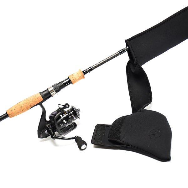 Factory Supply Portable Custom logo Fishing Rod Cover Foldable Durable Neoprene Fish Protector Sleeve