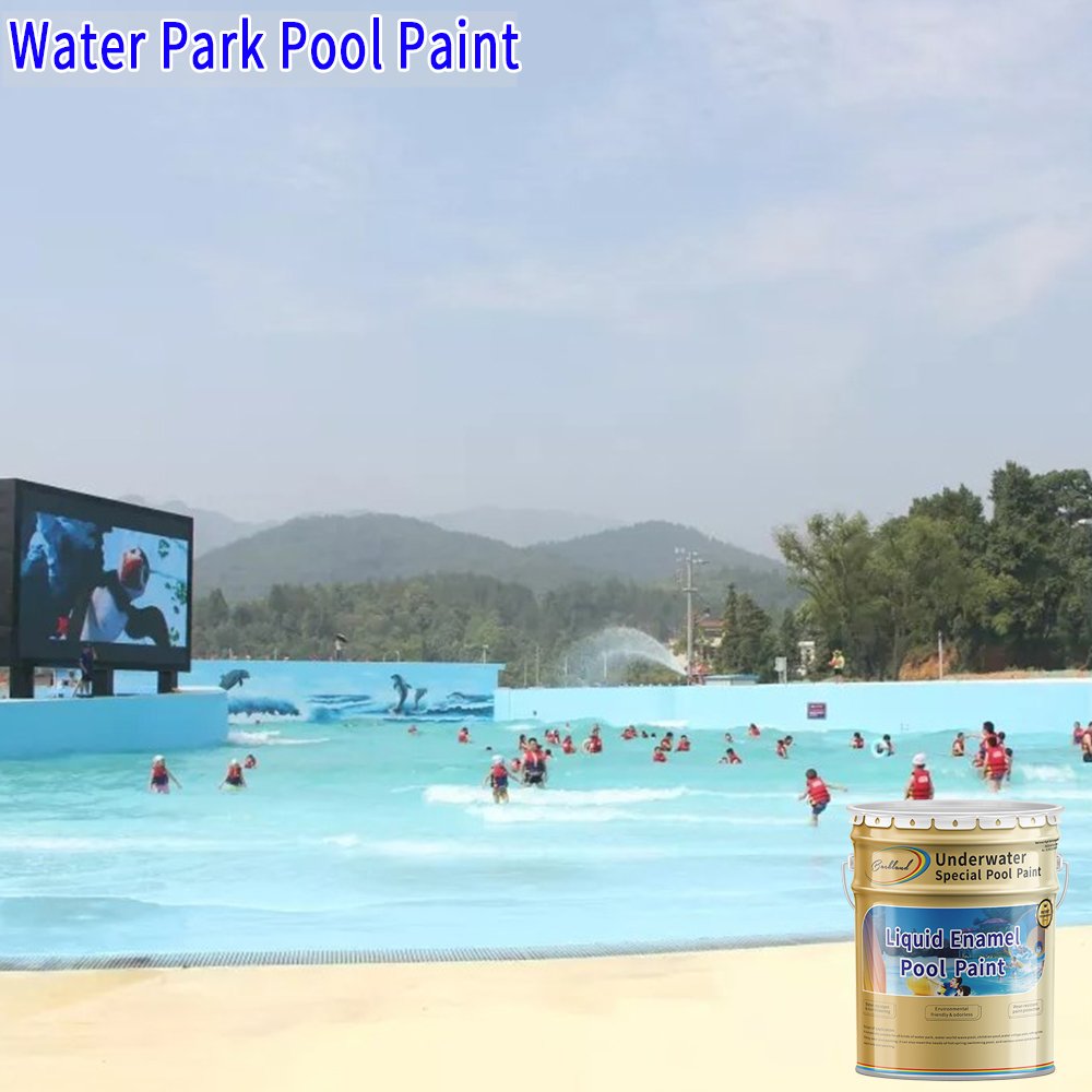 Water Park Swimming Pool Paint Factory Cover 4 Sqm/kg Epoxy Pool Paint for Waterproof Paint and Low Maintenance