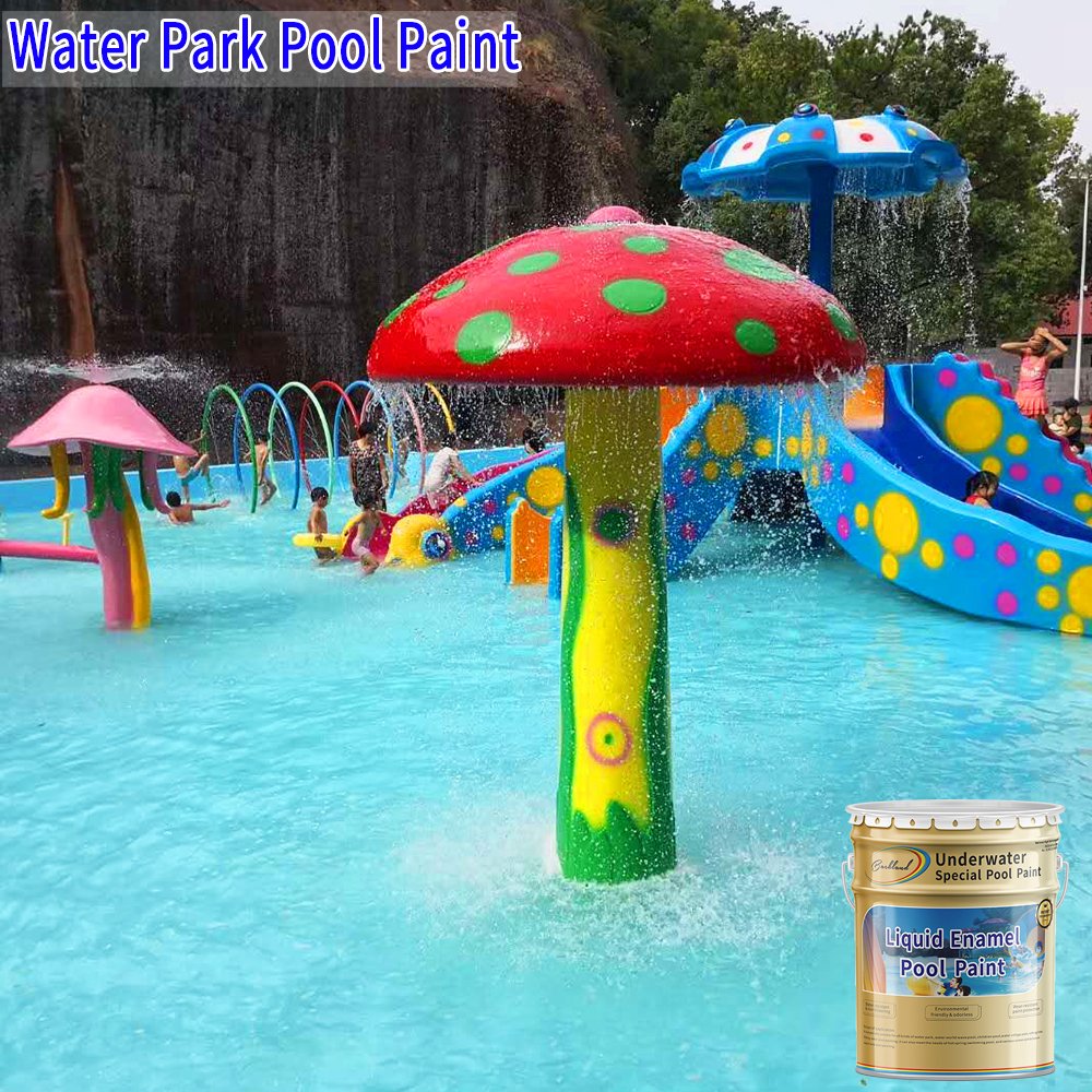 Water Park Swimming Pool Paint Factory Cover 4 Sqm/kg Epoxy Pool Paint for Waterproof Paint and Low Maintenance