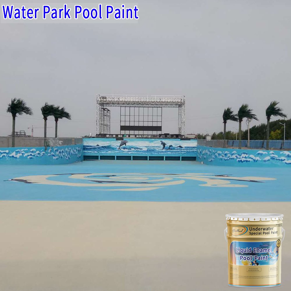 Water Park Swimming Pool Paint Factory Cover 4 Sqm/kg Epoxy Pool Paint for Waterproof Paint and Low Maintenance