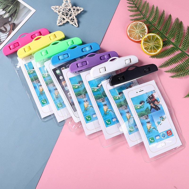 Waterproof Swimming Bag Pouch Under Water Mobile Phone Bags Case Cover for iphone 14 samsung Beach Boat Ski Drift Diving