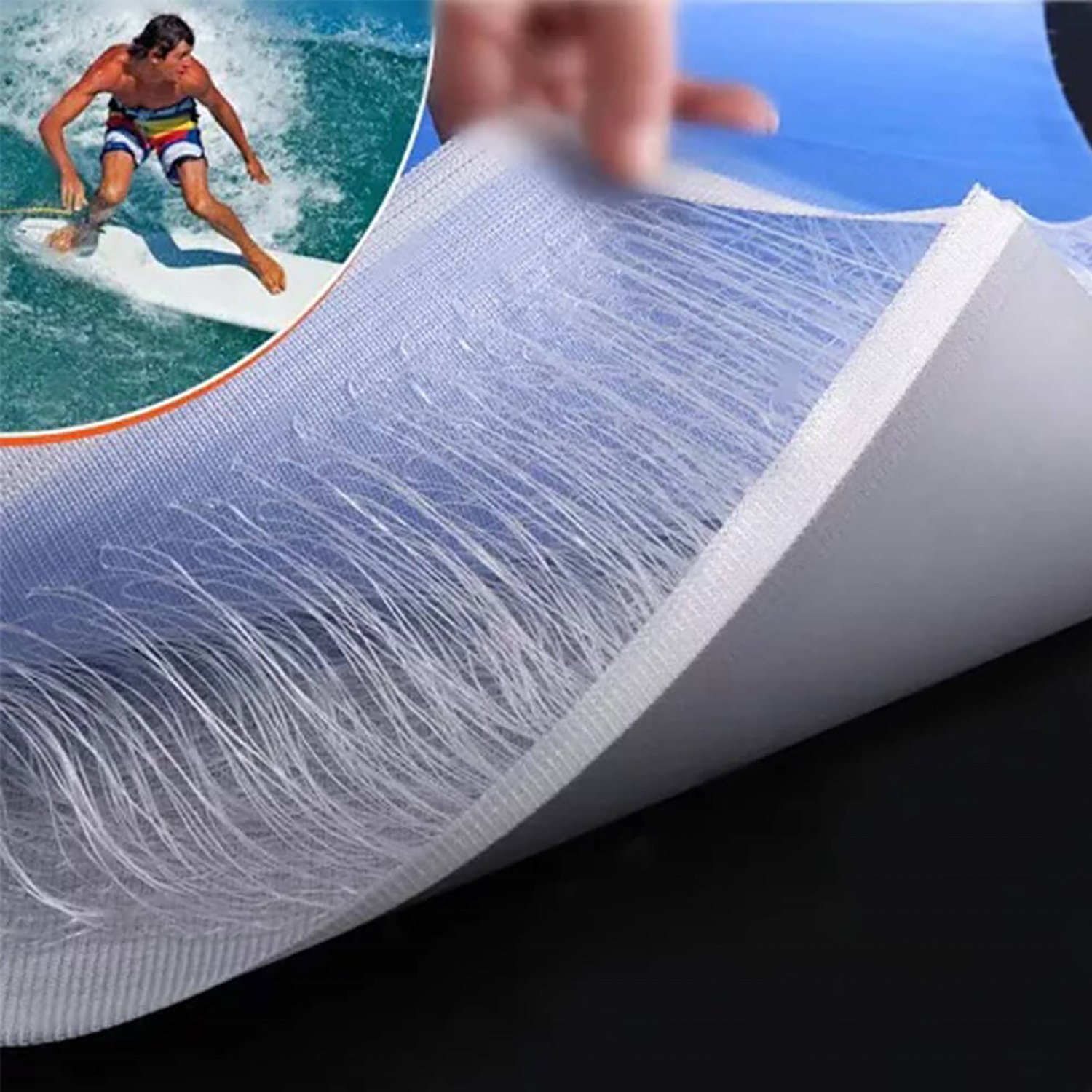 30cm Single Layer Woven PVC Coated Double Wall Fabric Drop Stitch Fabric for Inflatable Boat SUP Board Drop Stitch Material