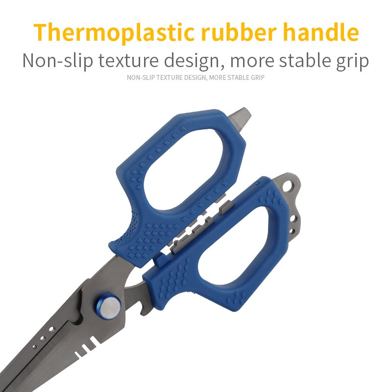 Free Sample Stainless Steel Light Weight Fishing Plier Multifunctional Fishing Hook Remover Line Cutter Scissors