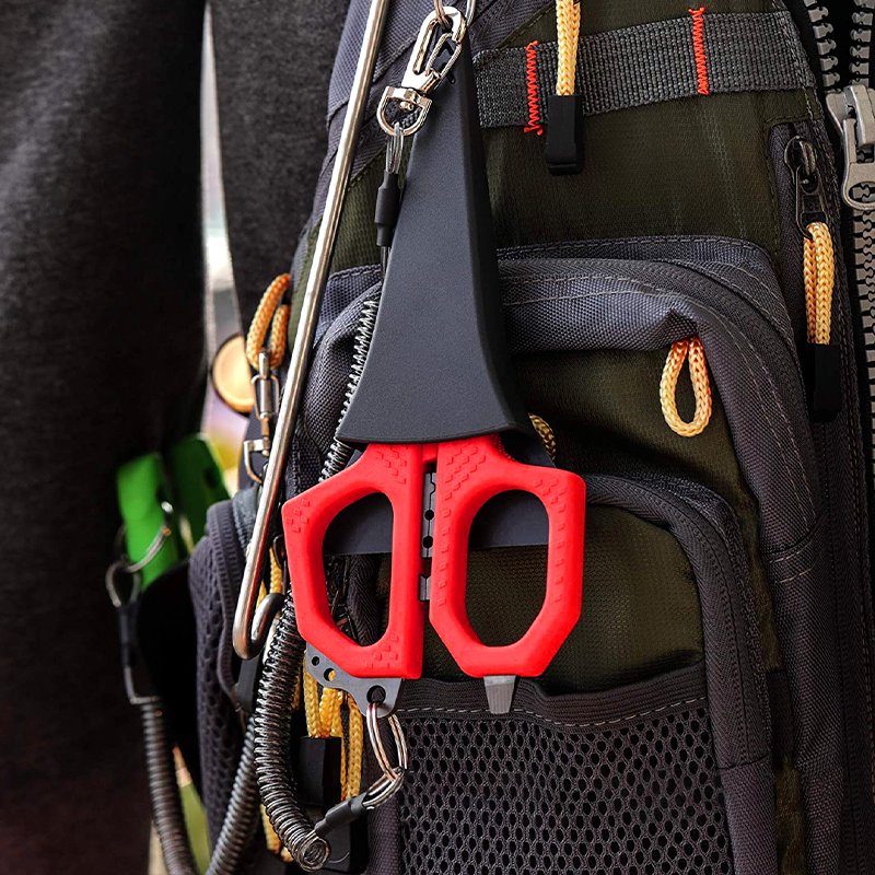 Free Sample Stainless Steel Light Weight Fishing Plier Multifunctional Fishing Hook Remover Line Cutter Scissors