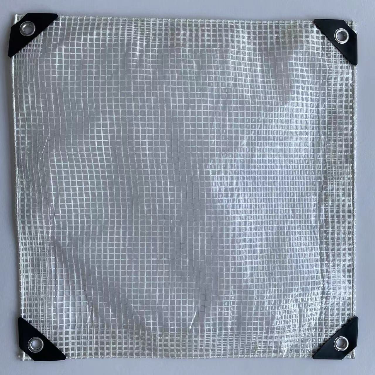 Transparent PE Tarpaulin Fabric UV Treated for Sunshade Sail Balcony Canopy Outdoor Camping Tents Cover