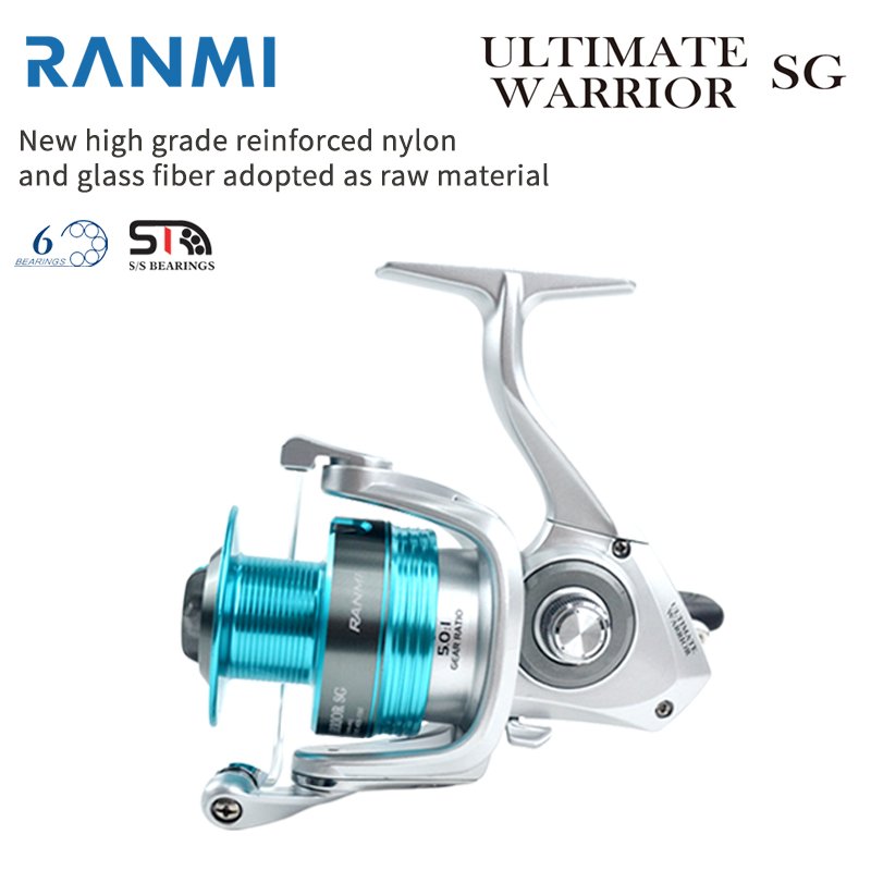 RYOBI RANMI Customized 6000 Aluminium Fishing Reel Covers Saltwater Spinning Reel for Big Fishing Conventional Japanese Style