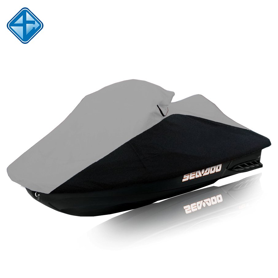 Factory Wholesale Waterproof Durable Polyester Outdoor Jetski Cover UV Resistant Trailerable Jet Ski Cover