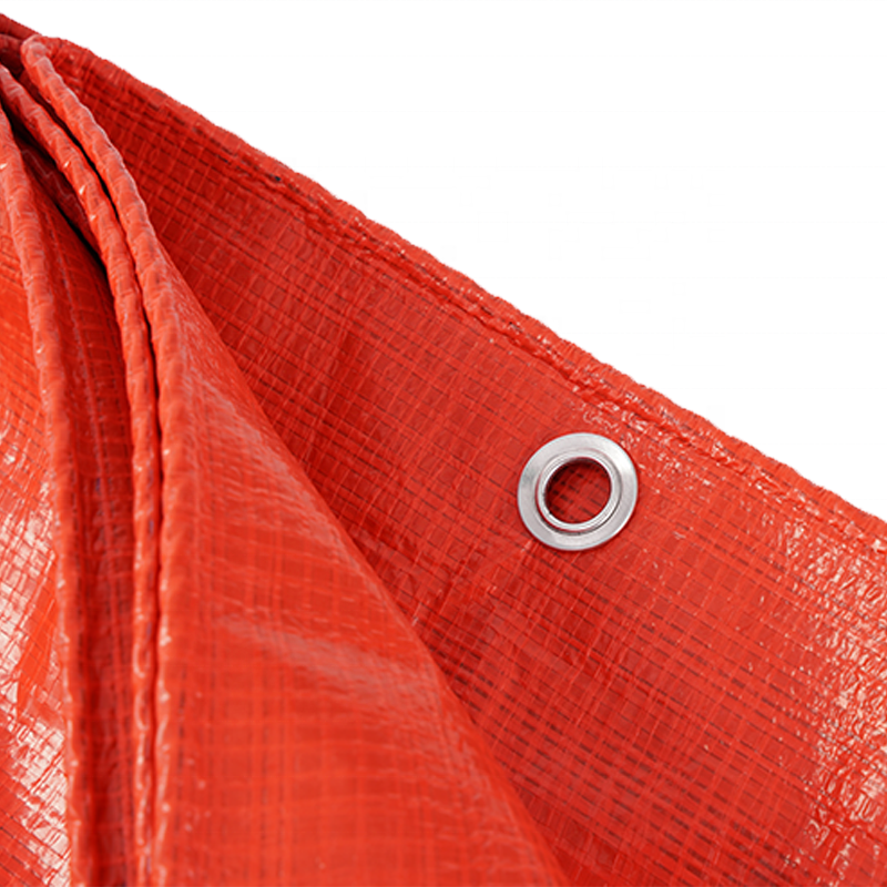 Rainproof Cloth Outdoor Lamination Canvas Heating Factory Direct Fabric 160 Gsm Orange Linyi Pe Tarps Sheet