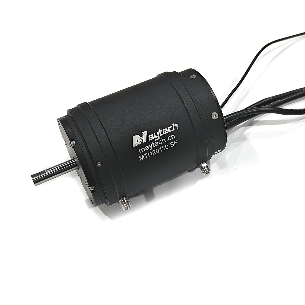 Maytech Watercooled 120180 Motor for Electric Boat Watercraft Power Engine 23KW High Torque 28.6N.m Jetski Jetsurf Motor