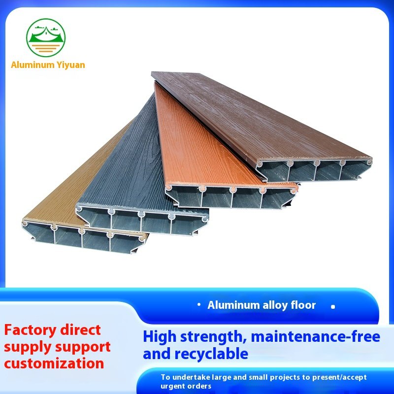 Interlocking Aluminum Deck Floor Boards for Modular Terrace Designs