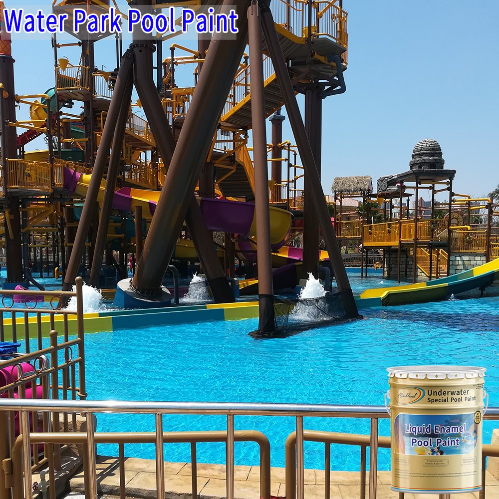Waterproof Quality Pool Paint Cover 4 Sqm/kg Concrete or Cement in Swimming Pool for Underwater Coating with Epoxy Paint Factory