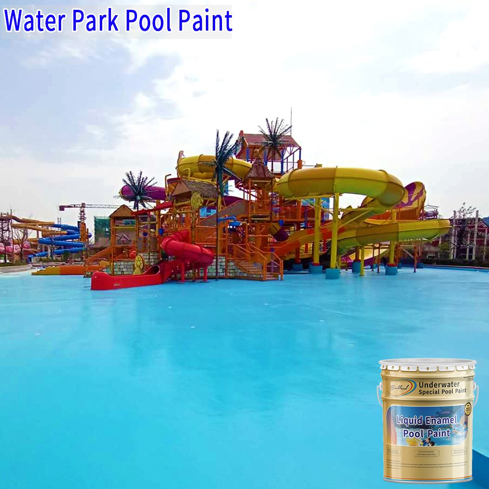 Waterproof Quality Pool Paint Cover 4 Sqm/kg Concrete or Cement in Swimming Pool for Underwater Coating with Epoxy Paint Factory