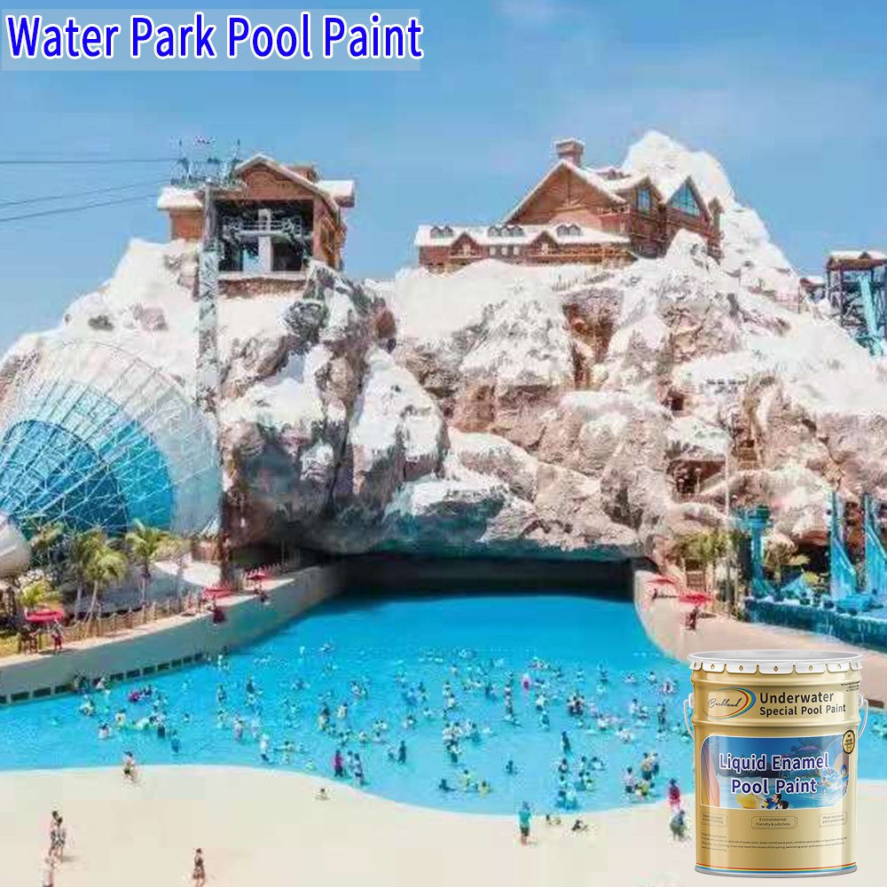 Waterproof Quality Pool Paint Cover 4 Sqm/kg Concrete or Cement in Swimming Pool for Underwater Coating with Epoxy Paint Factory