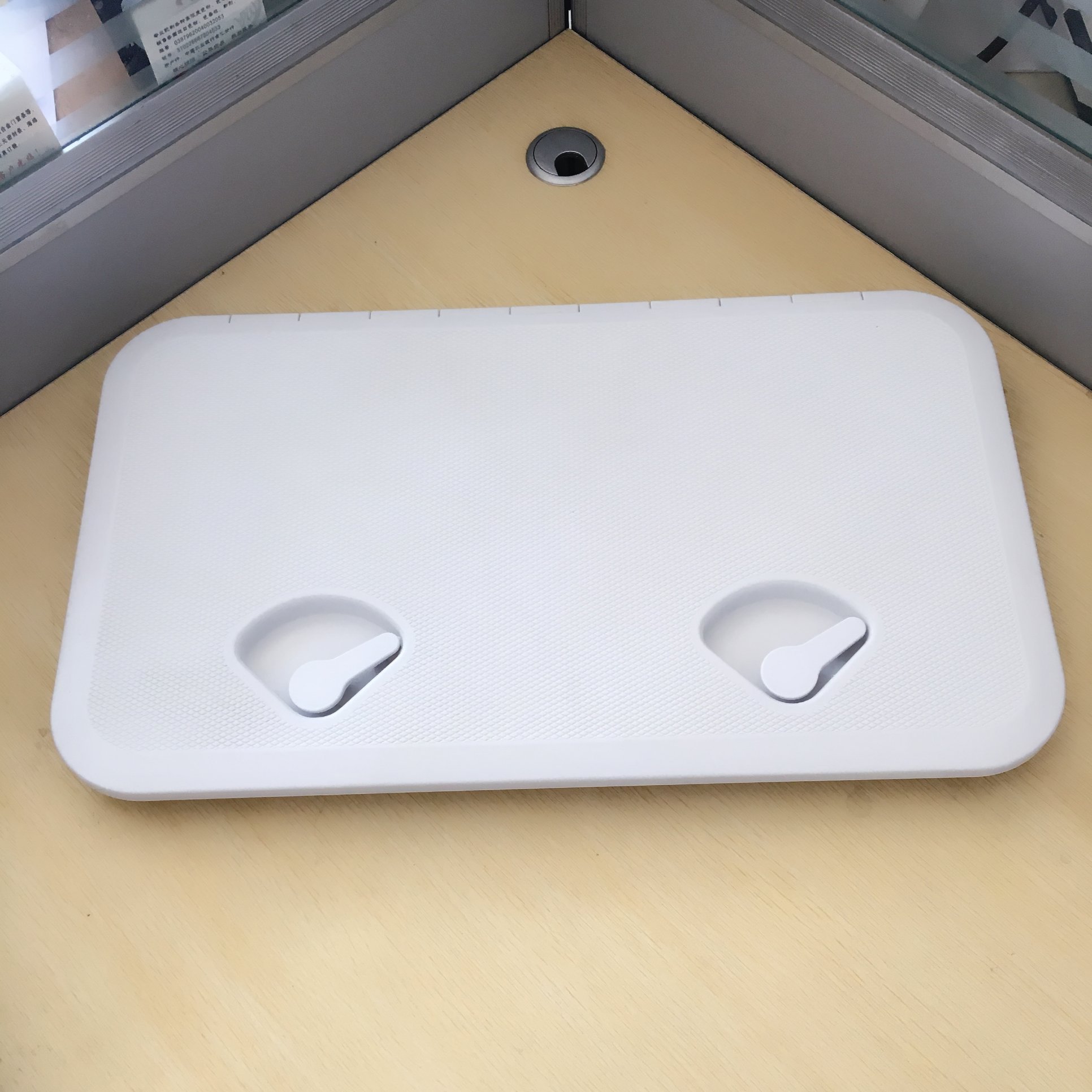 Marine Boat Screw Out Round Abs Deck Inspection Access Hatch Cover