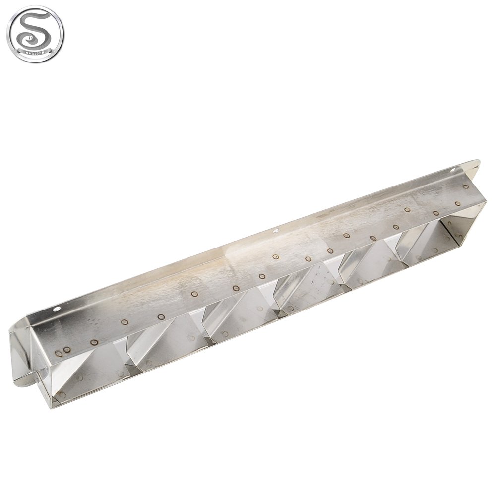 6 Slots Stainless Stainless Steel 304 Boat Marine Square Air Louver Vent Cover Grille Ventilation