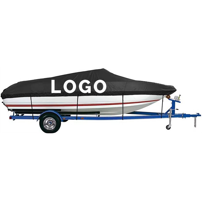 600D Oxfordshire Waterproof UV Proof Boat Cover V-type Yacht Cover